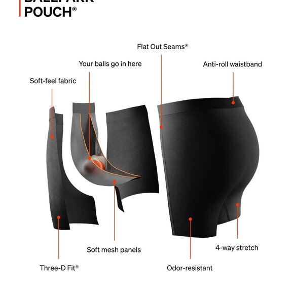 Saxx Smooth Flex Light Compression Boxer Brief 6" Small - Picture 5 of 5